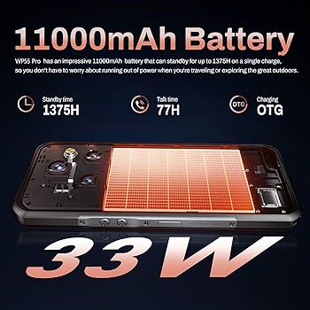 メル90848 様 OUKITEL WP55 Pro　スマホ Amazon.com: OUKITEL WP55 Pro 5G Rugged Smartphone Unlocked